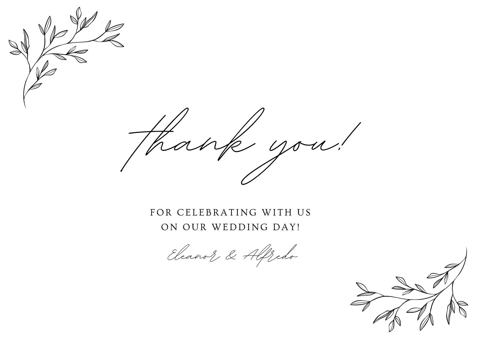 Free printable, customizable wedding card templates | Canva