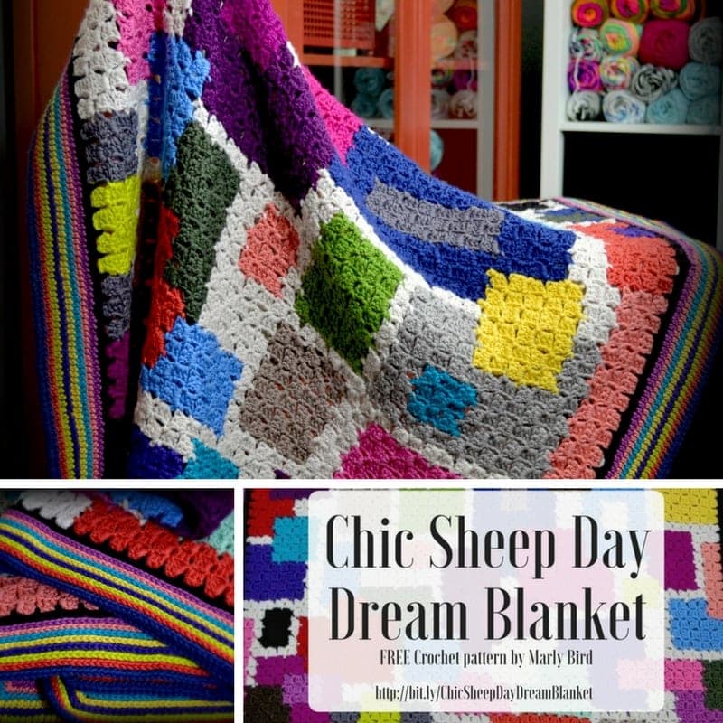 Chic Sheep Day Dream Blanket by Marly Bird - Corner to Corner goodness!