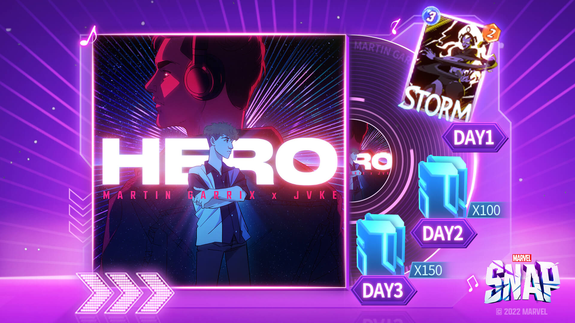 3 Days Login Reward Commemorating ‘Hero’ Release!