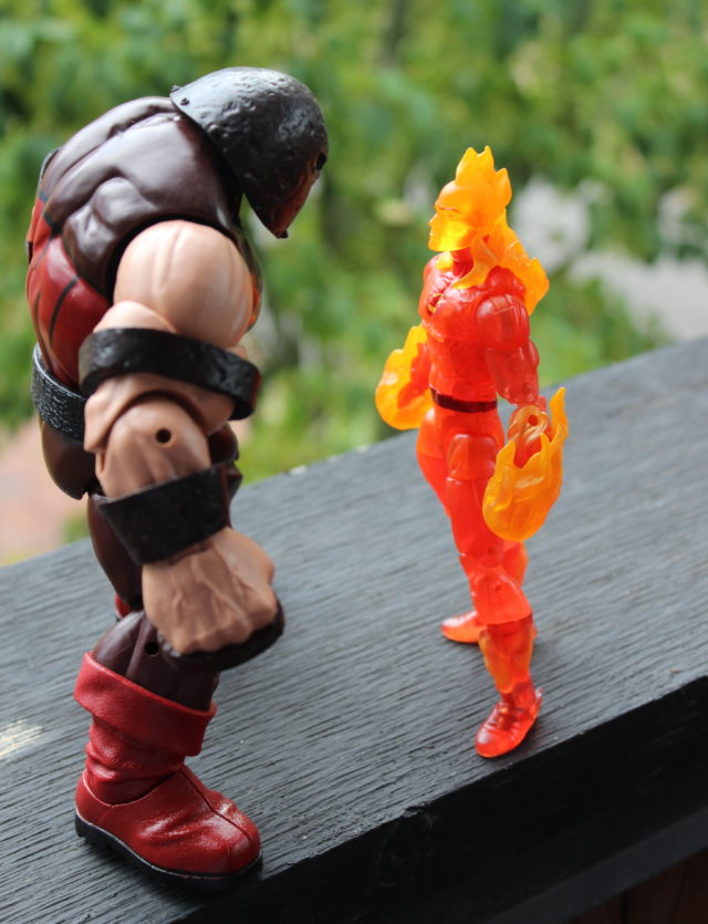 Marvel Legends Exclusive Human Torch vs Juggernaut