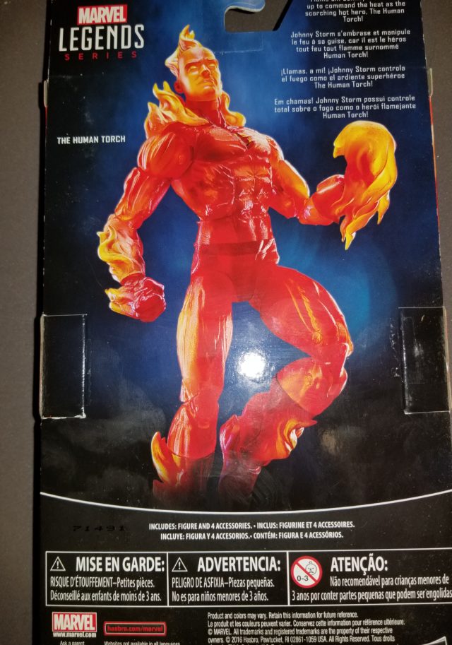 Marvel Legends Human Torch Figure Released