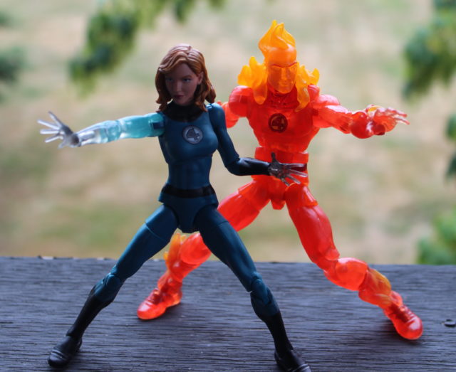 Marvel Legends Invisible Woman and Human Torch Fantastic Four Figures