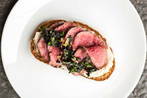 Venison Crostini 3 Ways