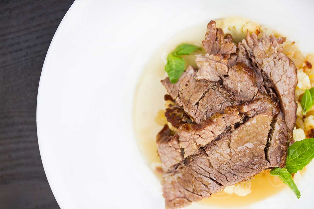 BRAISED GRASS-FED BEEF BRISKET