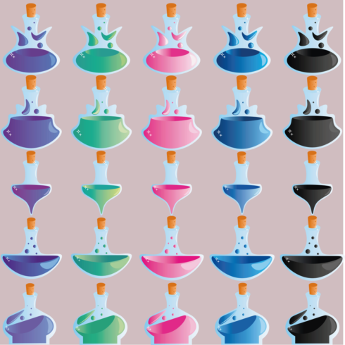 Potion Icon Graphics Design cover image.