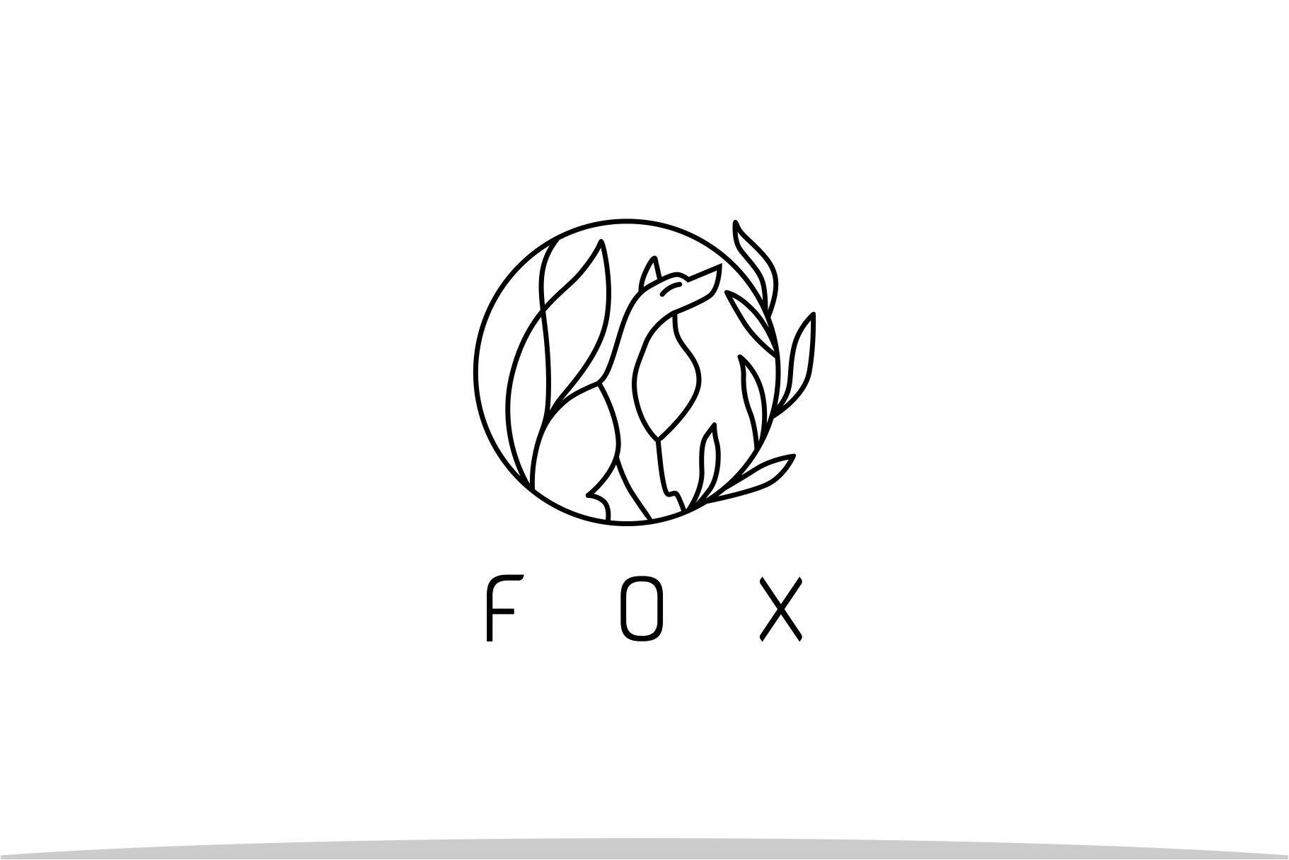 Fox Leaf Logo preview image.