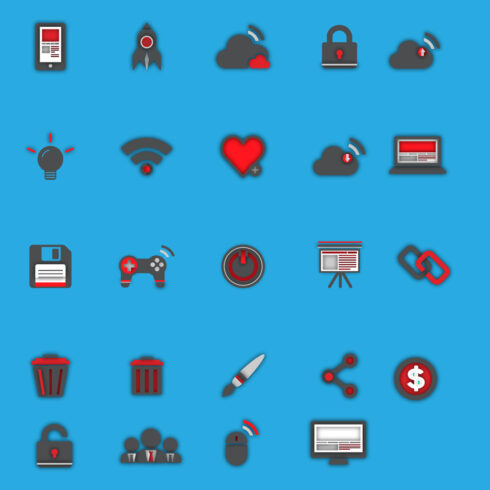 web icon set cover image.