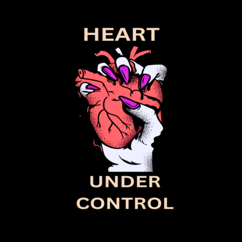 Red Heart T-Shirt Design cover image.