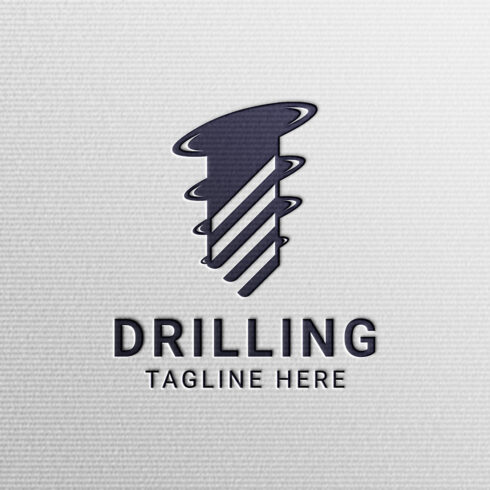 Drilling logo template design for oil, gas and mining businesses cover image.