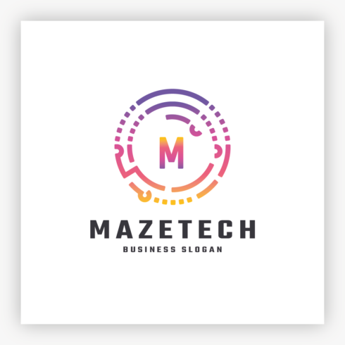 Maze Tech Letter M Logo cover image.