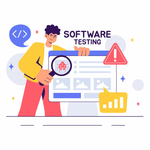 11 Software Testing and Debugging Illustration cover image.