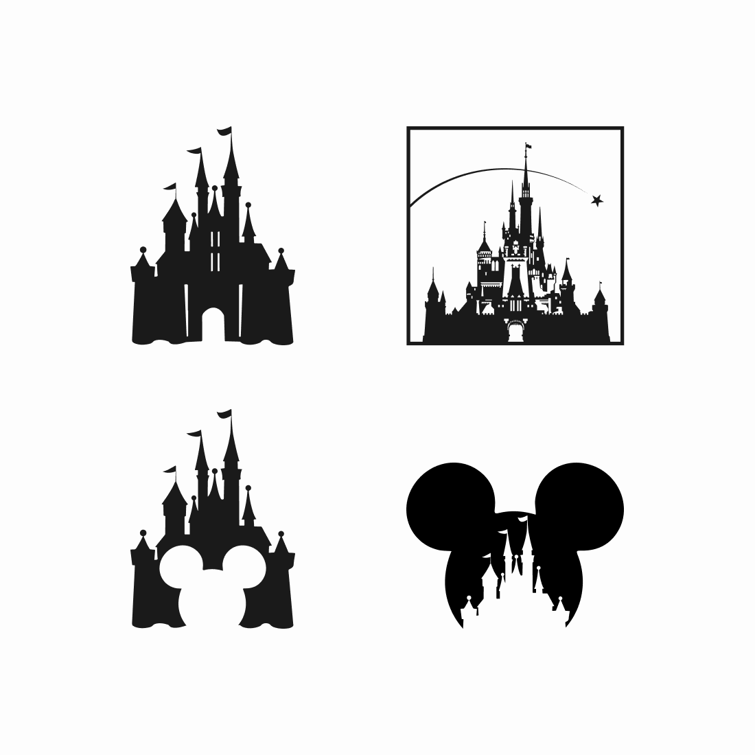 Disney Castle Logo Template