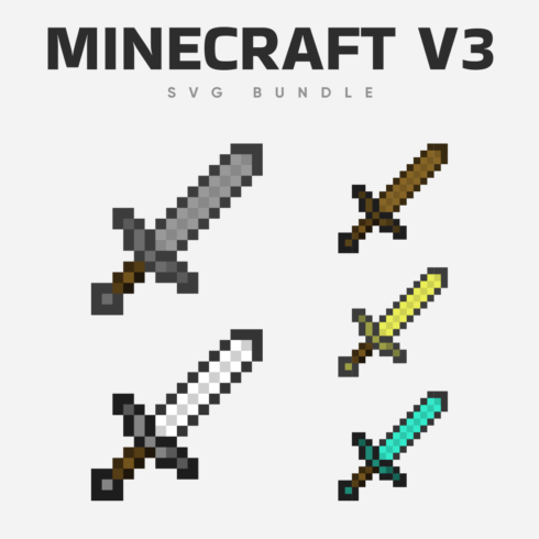 Unique swords in Minecraft.