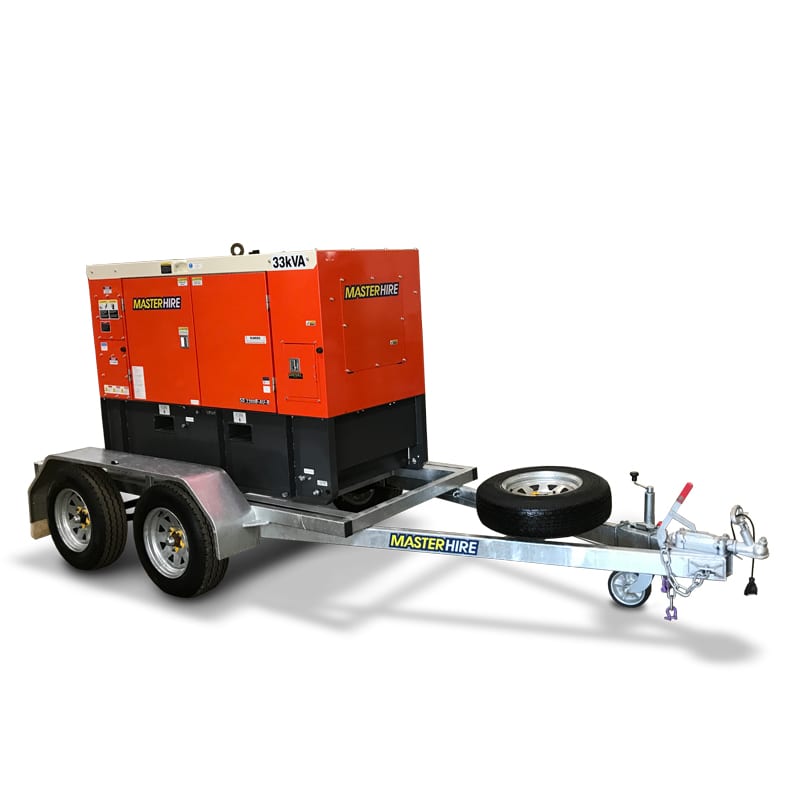 Trailer Mounted 33kVA Generators