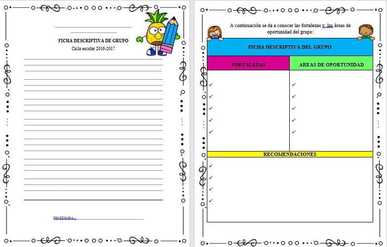 Ejemplo De Ficha Descriptiva Por Grupo