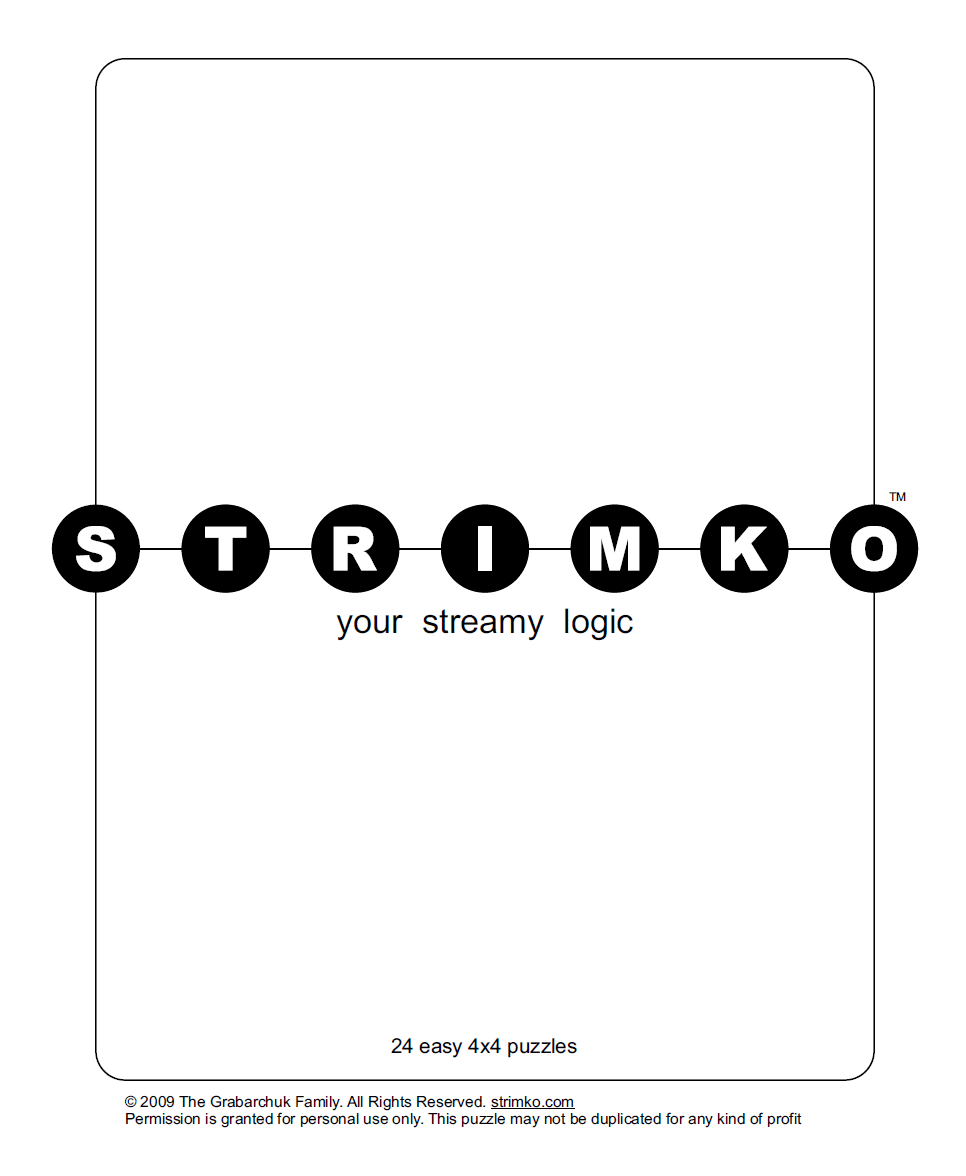 Strimko Puzzles