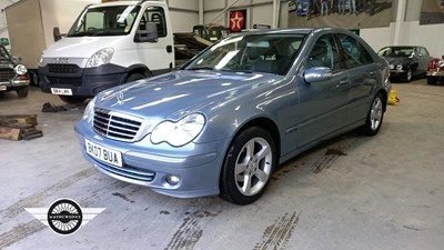 Lot 10 - 2007 MERCEDES C200 CDI AVANTGARDE SE AUTO