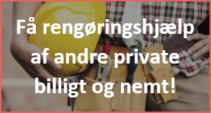 Privat rengøringshjælp