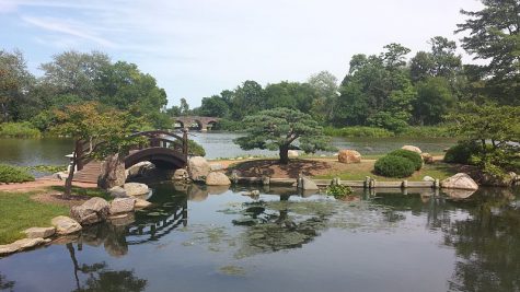 The Japanese  Garden, located on Wooded Island in Jackson Park, offers a quiet refuge in the midst of the city. 
Photo credit:  Steven Kevil via Wikimedia Commons, under Creative Commons License.