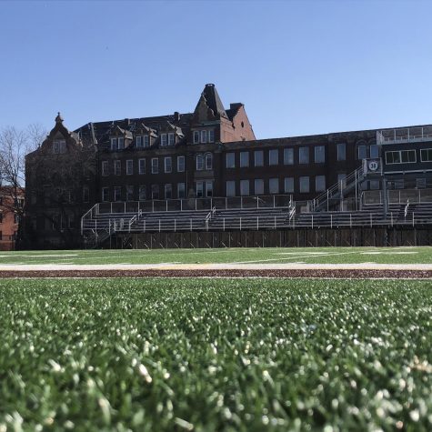 The once-impressive Loretto Academy building presently is unoccupied and in disrepair.