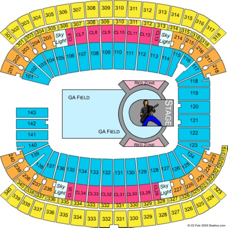 Gillette Stadium Seating Chart With Rows And Seat Numbers