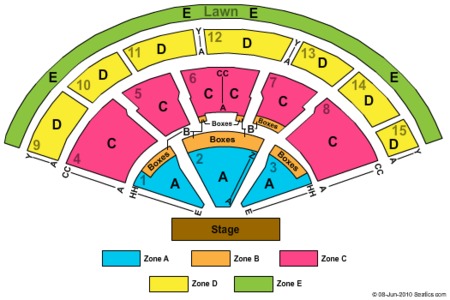 Xfinity Seating Chart Mansfield