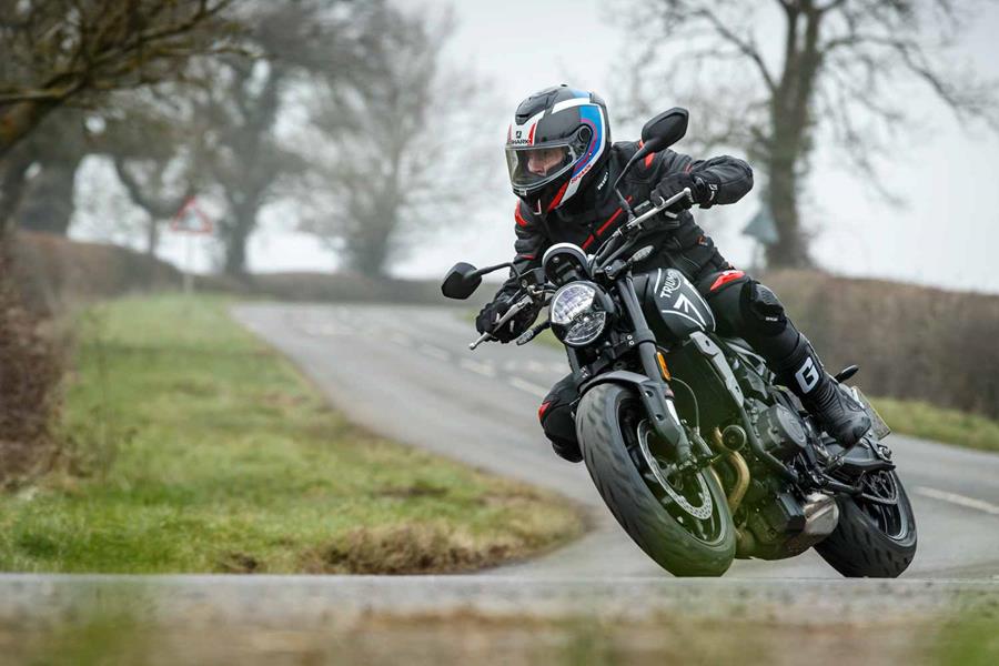 Triumph Trident 660 on UK roads