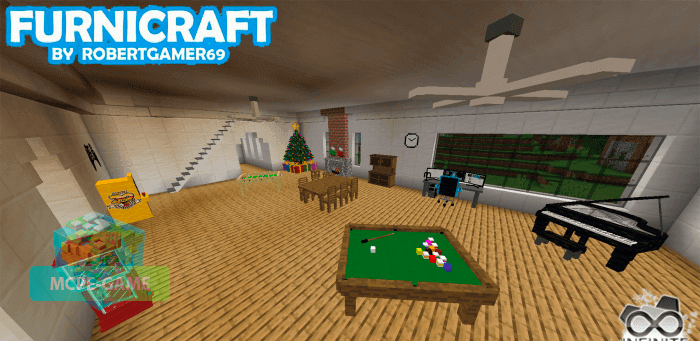 Скачать мод Furnicraft для Minecraft PE