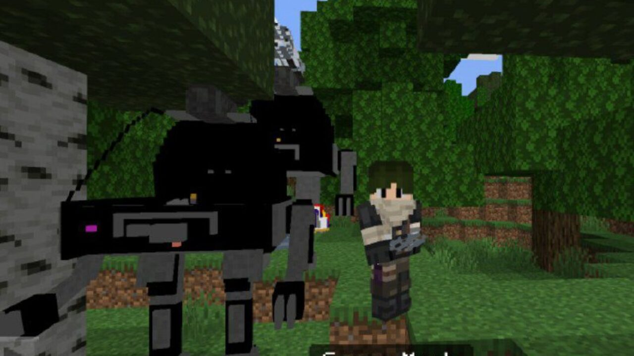 Mech from Jetpack Mod for Minecraft PE