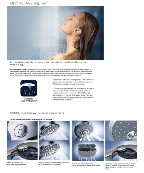 Additional image of Grohe Rainshower Cosmopolitan 400mm Jumbo Shower Head