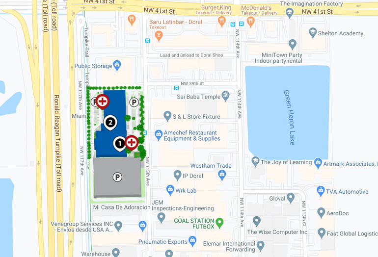 Miami Dade Interamerican Campus Map - Map of world