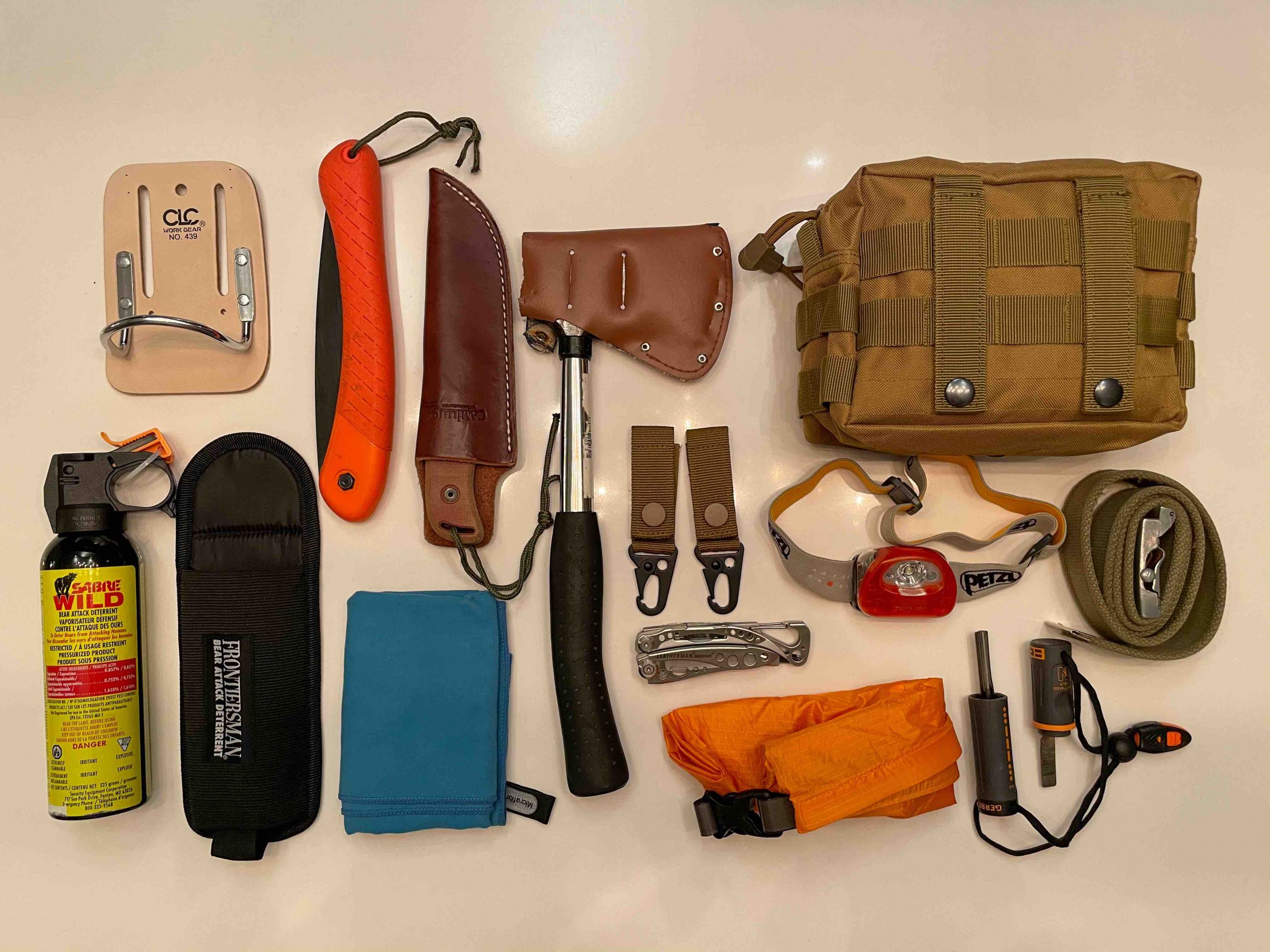 How to Build Your Own Camping Utility Belt - Knife, Bear Spray and More!