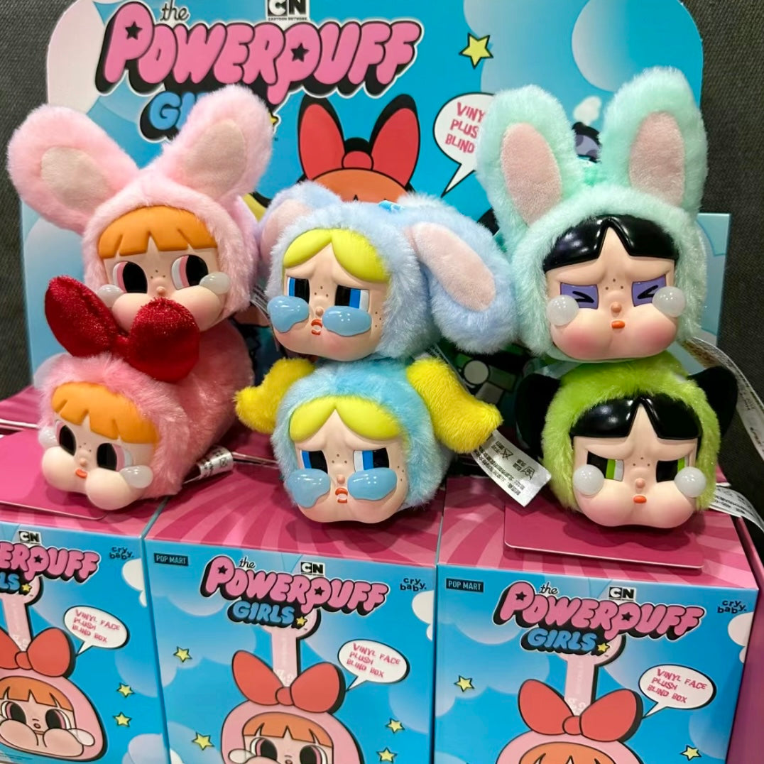 Crybaby × The Powerpuff Girls Series Vinyl Plush Pendant Blind Box ...