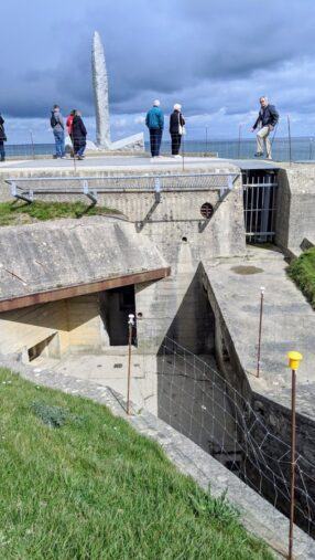 Steps down into the Observation Bunker complex