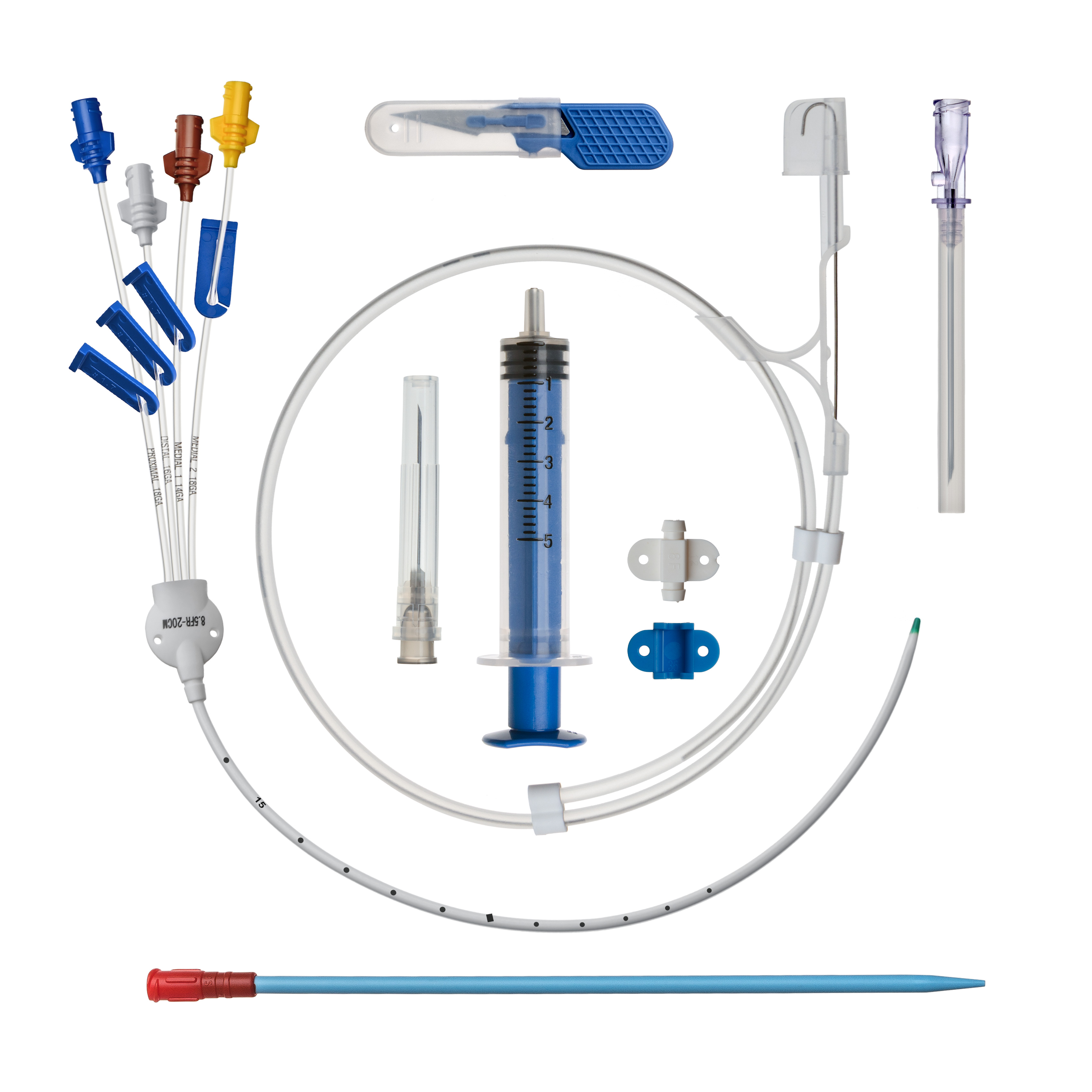 Disposable Vascular Catheters Tunneled Central Venous Catheter Cvc Kit ...