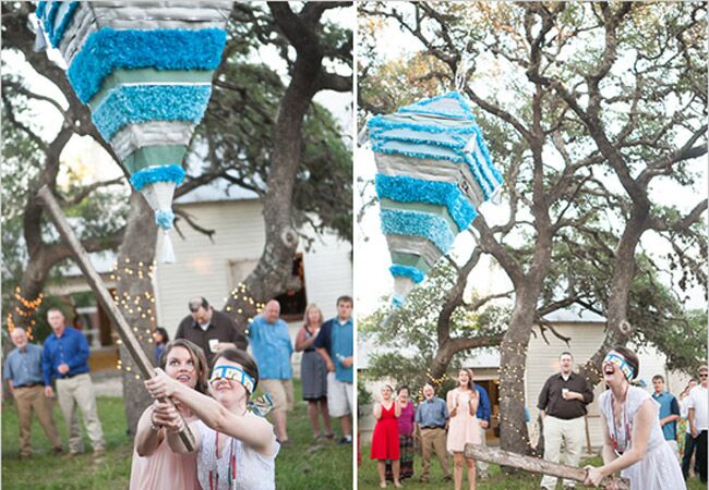 Blue Triangular Pinata, Photo by: Eric Kotara Photography