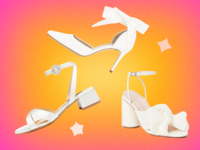 Three wedding shoes for brides