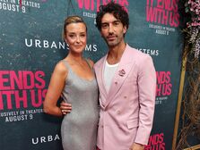 Justin Baldoni with his wife Emily at the It Ends With Us premiere