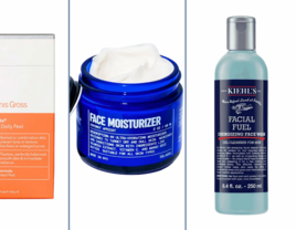 Three essential skincare products for men 