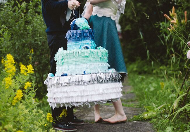 Ombre Wedding Cake Pinata