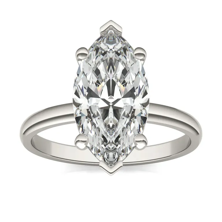 Marquise classic solitaire diamond engagement ring inspired by Taylor Swift