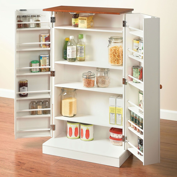 Pantry storage for small spaces. | Minimalist Living | Pinterest