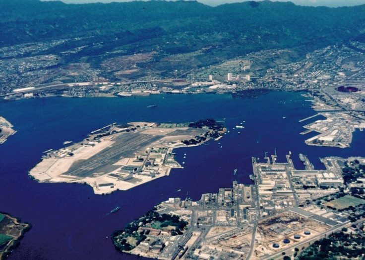 Aerial view of Pearl Harbor | Hawaii | Pinterest