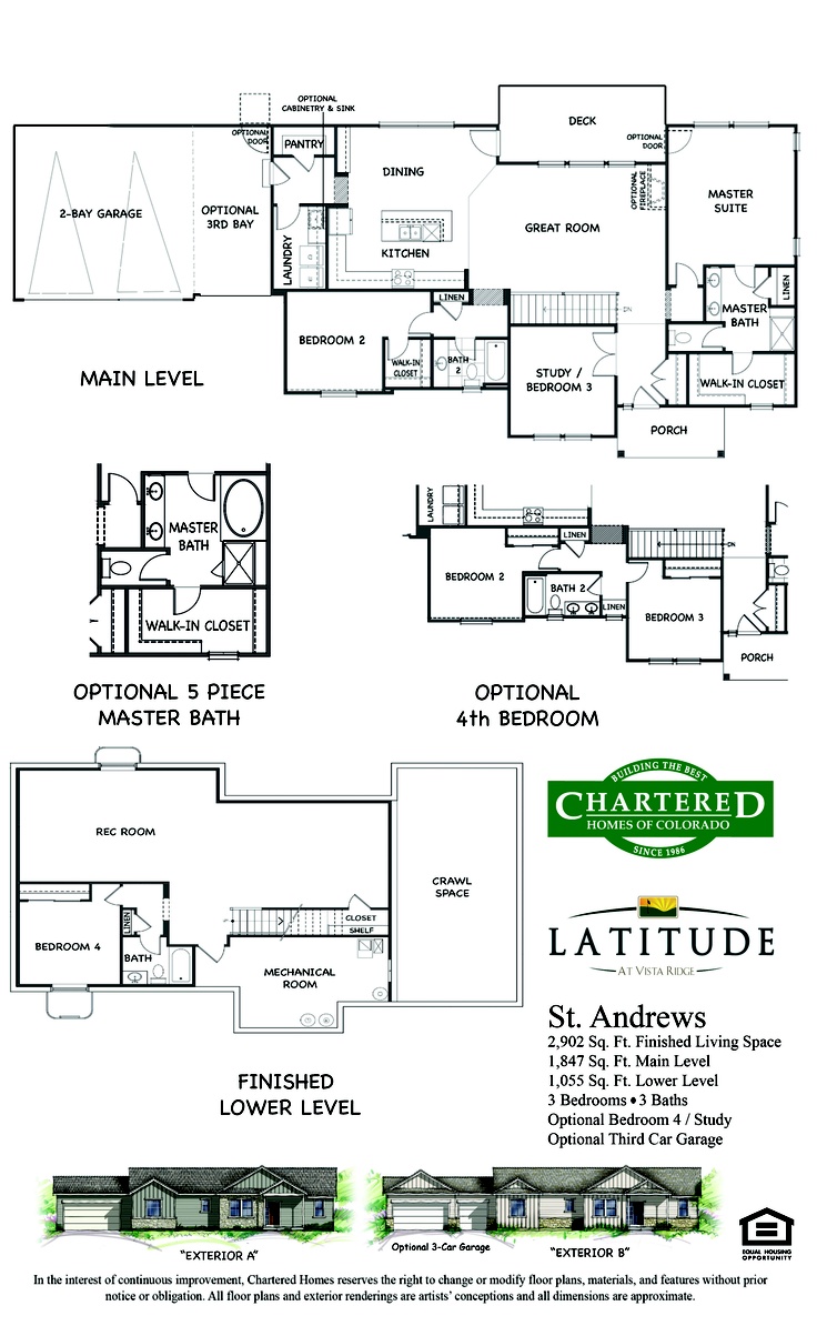 St. Andrews Floor Plan Latitude Floor Plans Pinterest