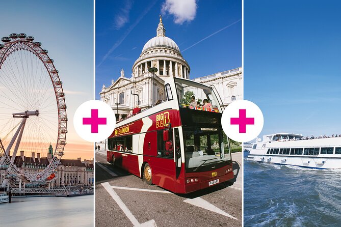 Offer: London Eye Tickets, Big Bus Tour and Thames River Cruise