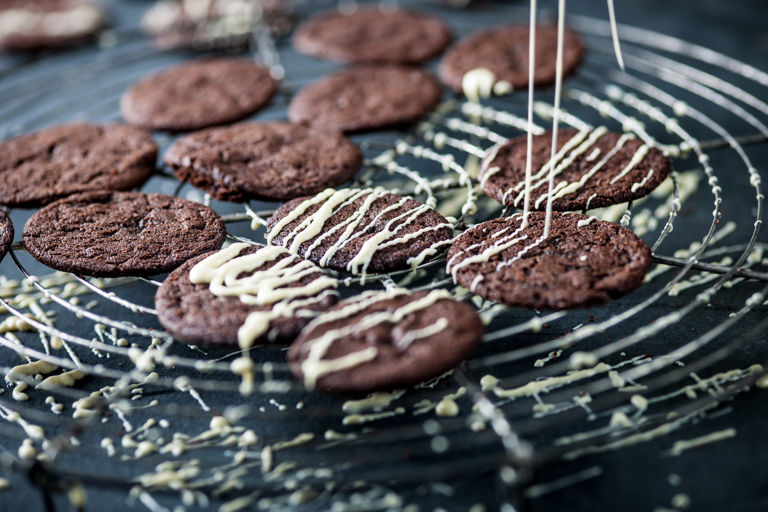 Hot chocolate biscuits