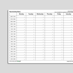 Pain Activity Diary