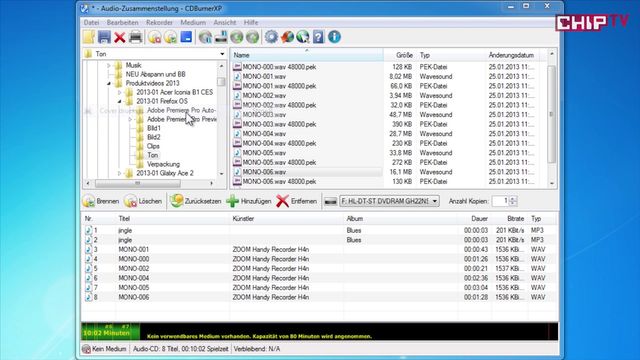CDBurnerXP - CDs und DVDs spielend leicht brennen