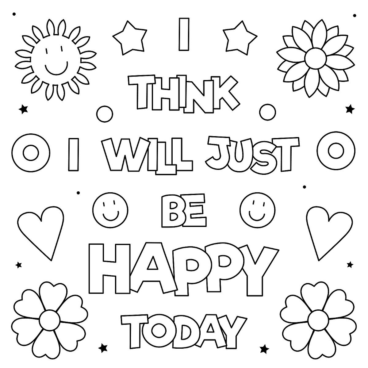 Inspirational Quotes Coloring Pages Free Printable 50 Best Printable ...