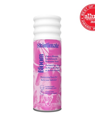 Skintimate Bloom Shave Gel on white background